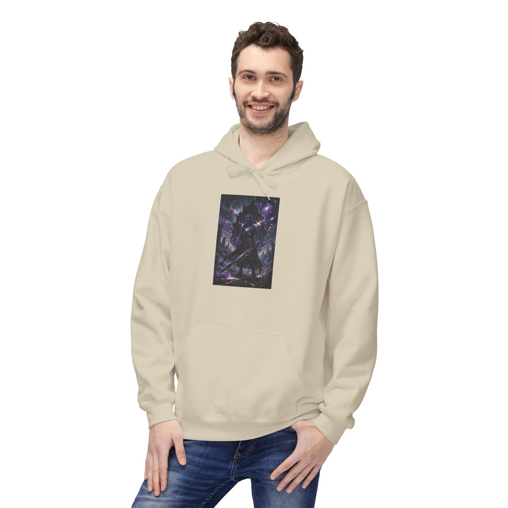 Void Knight Cosmic Armor Hoodie  Dark Fantasy Art