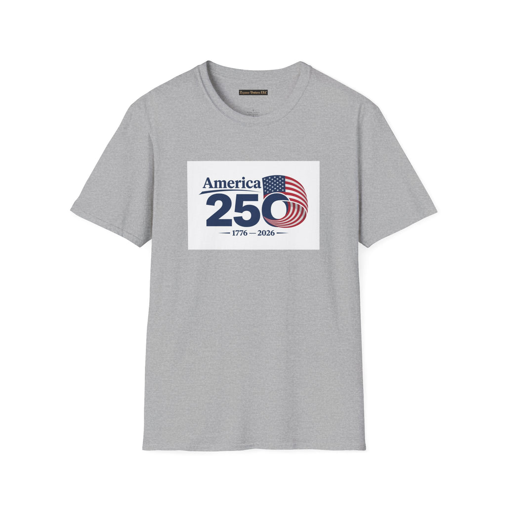 America 250 1776-2026 T-Shirt | Bicentennial Style Flag Graphic
