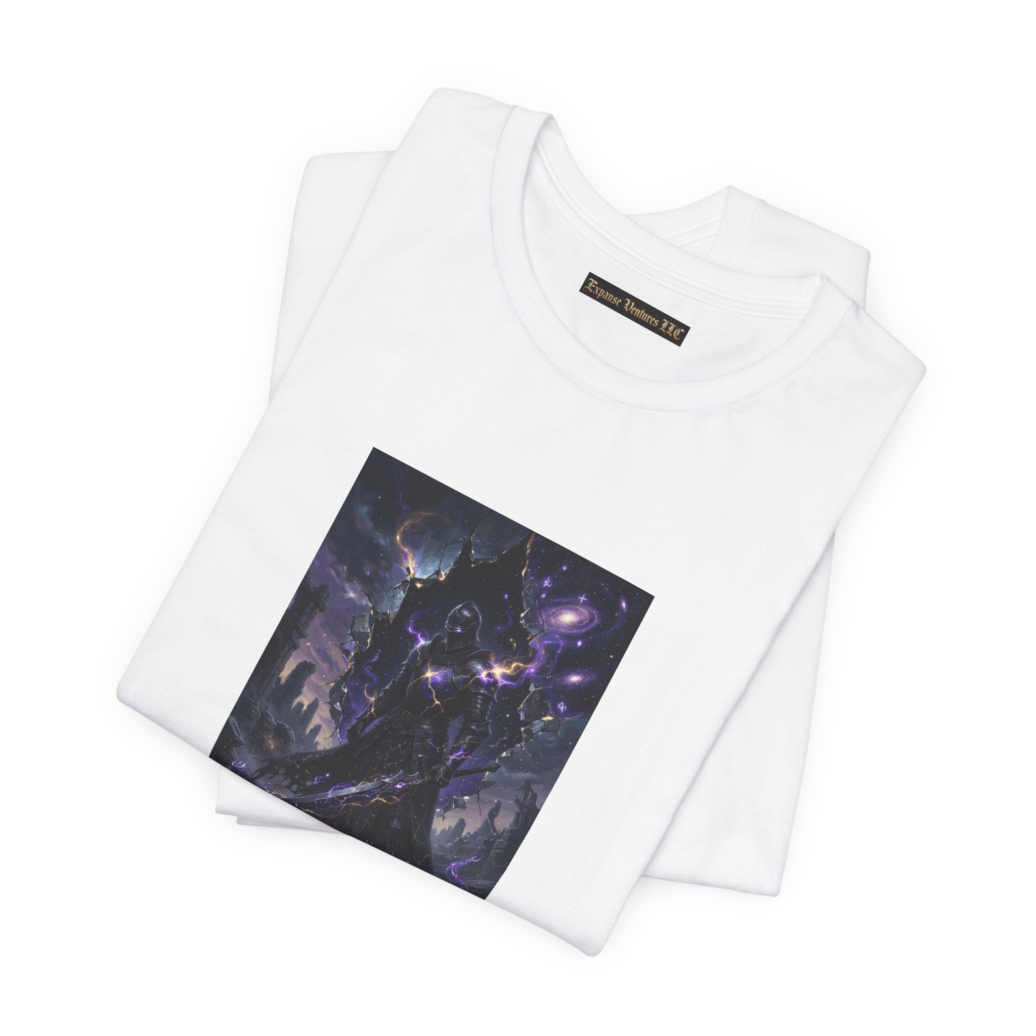 Void Knight Cosmic Armor T-Shirt  Dark Fantasy Art  T-Shirt